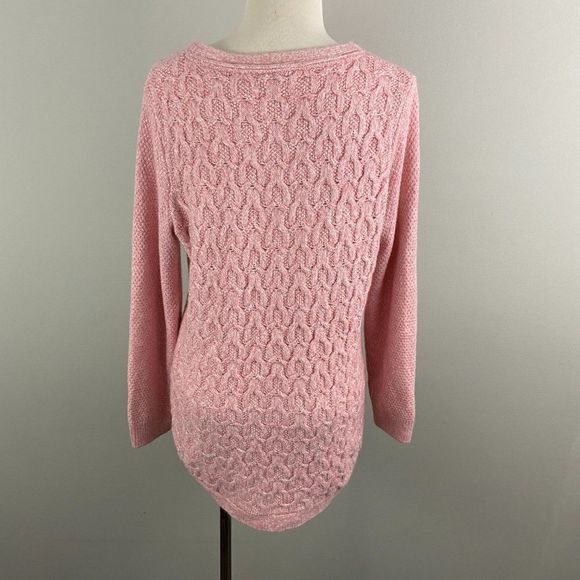 🌿4/$35🌿ALIA Pink‎ Crew Neck Sweater - Picture 5 of 8